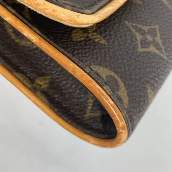 LOUIS VUITTON M51852 Monogram Pochette Twin GM 2WAY Bag Clutch Shoulder Bag - Picture 14 of 16